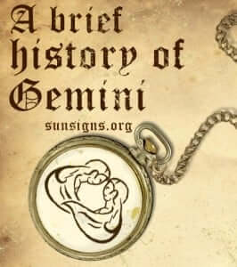 history of gemini sign