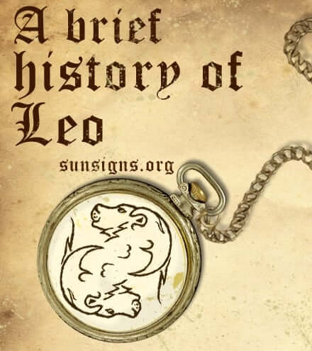 history of leo sign