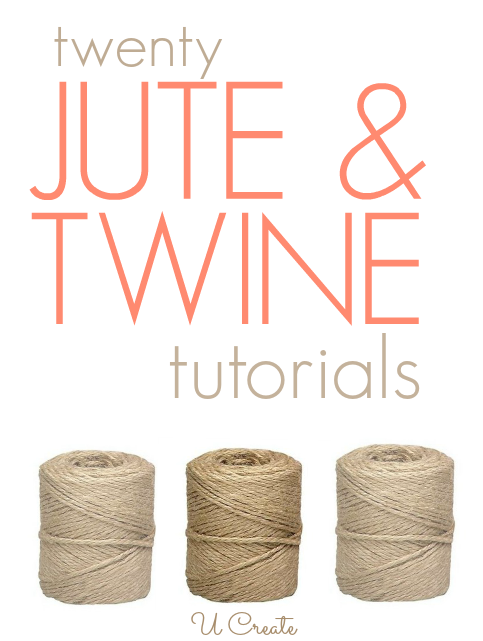 Lots of jute and twine tutorials for your home, packaging ideas, and more!